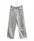 upper hightsアッパーハイツ）の古着「THE NIECE ワイドデニムパンツ」｜スカイブルー