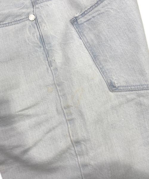 upper hights（アッパーハイツ）upper hights (アッパーハイツ) THE NIECE ワイドデニムパンツ スカイブルー サイズ:W24の古着・服飾アイテム