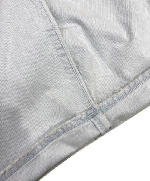 upper hights（アッパーハイツ）upper hights (アッパーハイツ) THE NIECE ワイドデニムパンツ スカイブルー サイズ:W24の古着・服飾アイテム