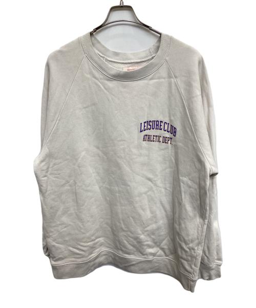 PASADENA LEISURE CLUB（パサデナレジャークラブ）PASADENA LEISURE CLUB (パサデナレジャークラブ) クルーネックスウェット ライトグレー サイズ:Lの古着・服飾アイテム
