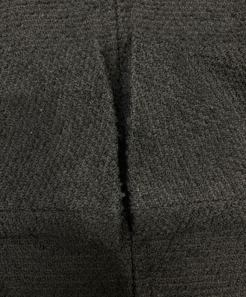 CHANEL（シャネル）CHANEL (シャネル) ココボタンツイードセットアップ ブラック サイズ:38の古着・服飾アイテム