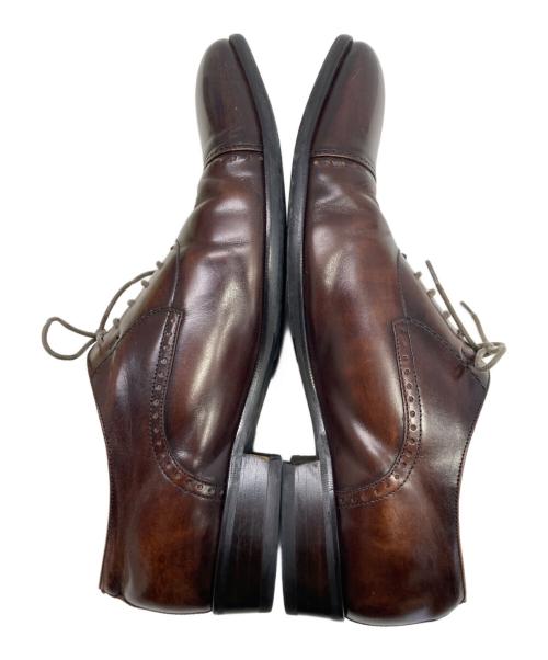 LANVIN（ランバン）LANVIN (ライバン) レザーシューズ ブラウン サイズ:261/2の古着・服飾アイテム