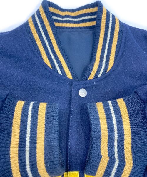 JH Design（ジェイエイチデザイン）JH Design (ジェイエイチデザイン) リバーシブルスタジャン ネイビー サイズ:2XLの古着・服飾アイテム