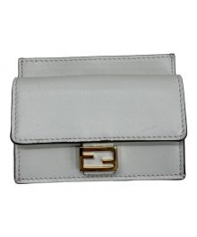 FENDI（フェンディ）の古着「バゲット カードケース」｜ホワイト