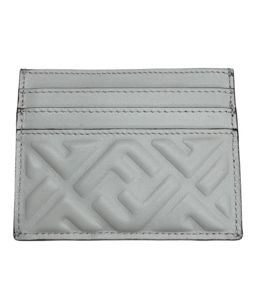 FENDI（フェンディ）FENDI (フェンディ) バゲット カードケース ホワイトの古着・服飾アイテム