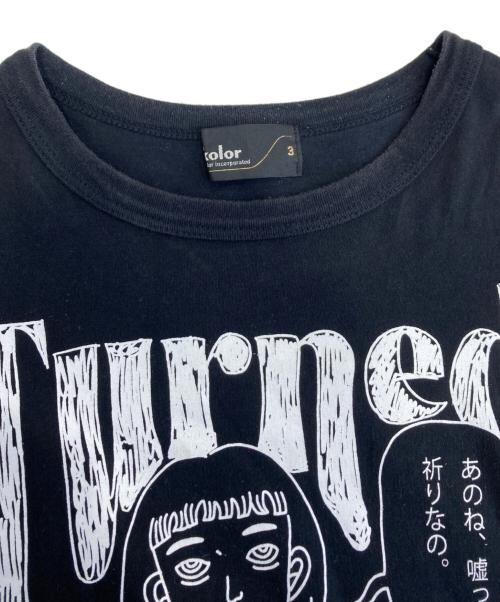 KOLOR（カラー）KOLOR (カラー) プリントTシャツ ブラック サイズ:3の古着・服飾アイテム