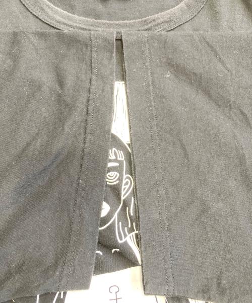 KOLOR（カラー）KOLOR (カラー) プリントTシャツ ブラック サイズ:3の古着・服飾アイテム