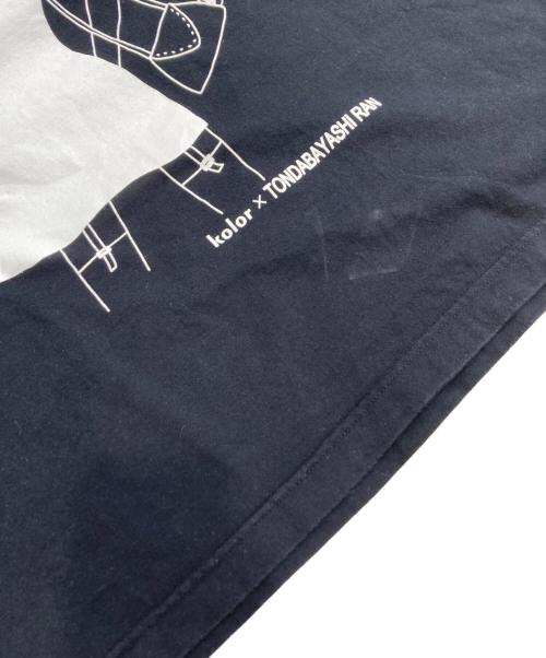 KOLOR（カラー）KOLOR (カラー) プリントTシャツ ブラック サイズ:3の古着・服飾アイテム