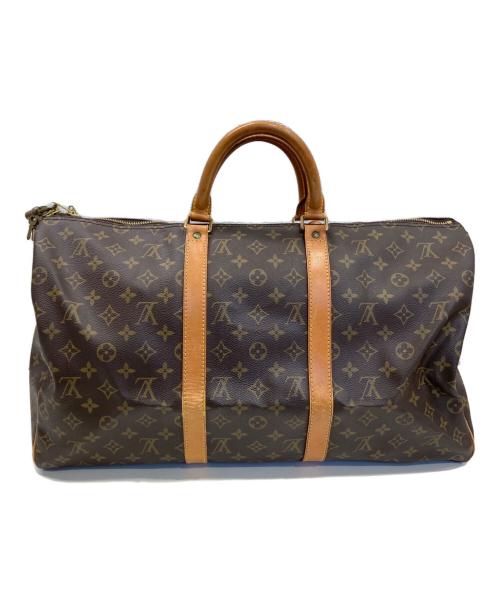LOUIS VUITTON（ルイ ヴィトン）LOUIS VUITTON (ルイ ヴィトン) トラベルバッグ ブラウンの古着・服飾アイテム