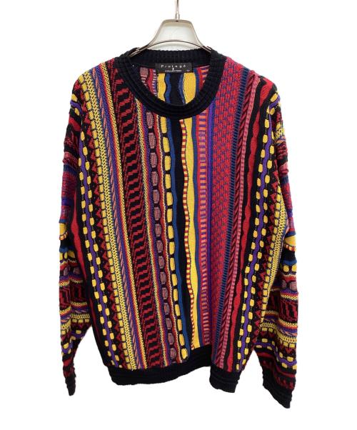 Protege（プロテージコレクション）Protege (プロテージコレクション) 3Dニット マルチカラー サイズ:Lの古着・服飾アイテム