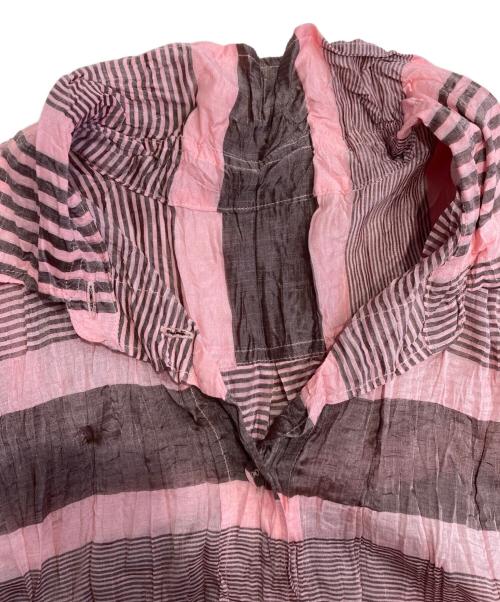 PLEATS PLEASE（プリーツプリーズ）PLEATS PLEASE (プリーツプリーズ) ノースリーブシャツ ピンク サイズ:3の古着・服飾アイテム