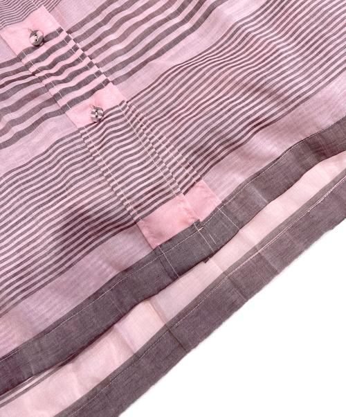 PLEATS PLEASE（プリーツプリーズ）PLEATS PLEASE (プリーツプリーズ) ノースリーブシャツ ピンク サイズ:3の古着・服飾アイテム