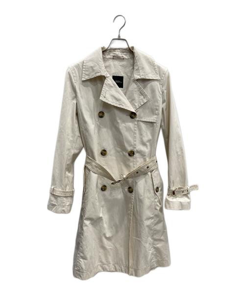 Max Mara WEEK END LINE（マックスマーラ ウイークエンドライン）MAX MARA WEEK END LINE (マックスマーラ ウイークエンドライン) トレンチコート ホワイト サイズ:42の古着・服飾アイテム