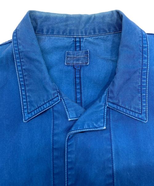 MOMOTARO JEANS（桃太郎ジーンズ）MOMOTARO JEANS (桃太郎ジーンズ) 後染めカバーオール ブルー サイズ:40の古着・服飾アイテム