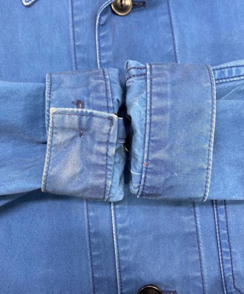 MOMOTARO JEANS（桃太郎ジーンズ）MOMOTARO JEANS (桃太郎ジーンズ) 後染めカバーオール ブルー サイズ:40の古着・服飾アイテム