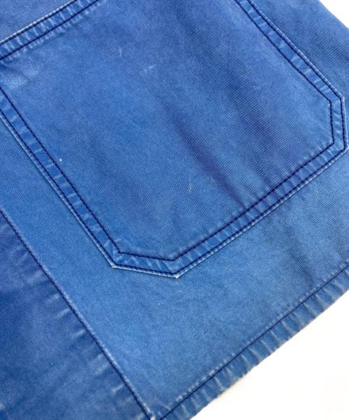 MOMOTARO JEANS（桃太郎ジーンズ）MOMOTARO JEANS (桃太郎ジーンズ) 後染めカバーオール ブルー サイズ:40の古着・服飾アイテム