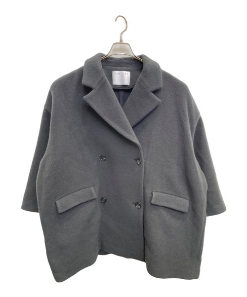 RIM.ARK（リムアーク）RIM.ARK (リムアーク) Wide double-breasted CT グレー サイズ:FREEの古着・服飾アイテム