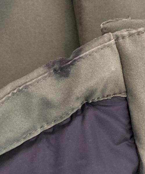 FIRST DOWN（ファーストダウン）FIRST DOWN (ファーストダウン) パネルショートダウンジャケット グリーン サイズ:Sの古着・服飾アイテム