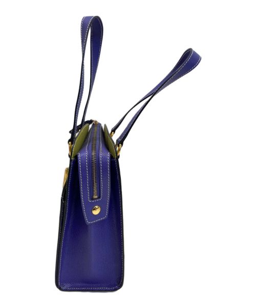 CELINE（セリーヌ）CELINE (セリーヌ) ハンドバッグ イエロー×グリーンの古着・服飾アイテム