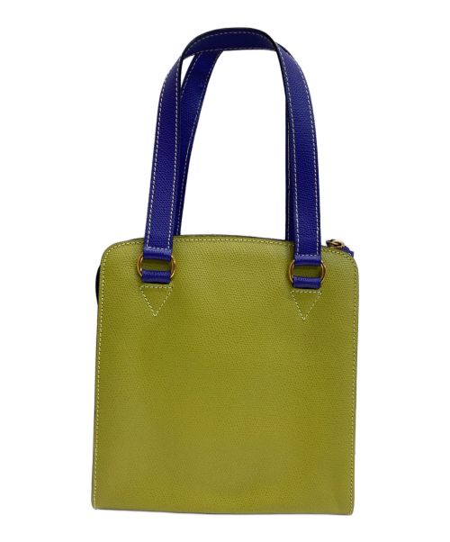 CELINE（セリーヌ）CELINE (セリーヌ) ハンドバッグ イエロー×グリーンの古着・服飾アイテム