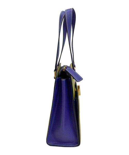 CELINE（セリーヌ）CELINE (セリーヌ) ハンドバッグ イエロー×グリーンの古着・服飾アイテム