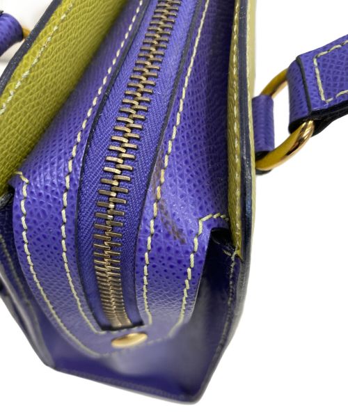 CELINE（セリーヌ）CELINE (セリーヌ) ハンドバッグ イエロー×グリーンの古着・服飾アイテム