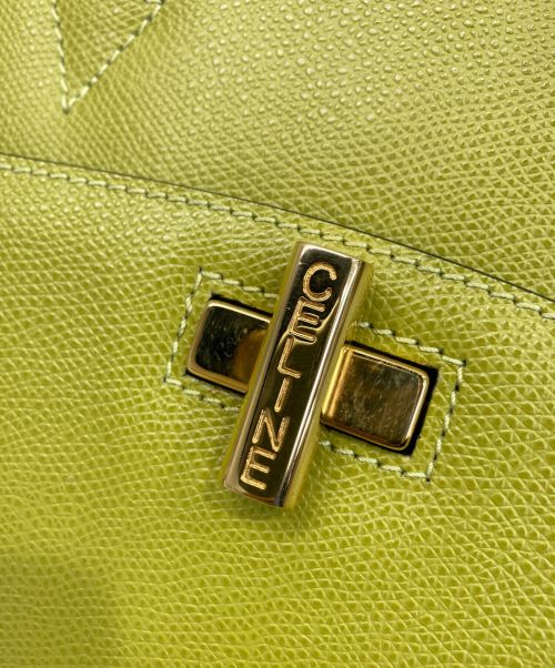 CELINE（セリーヌ）CELINE (セリーヌ) ハンドバッグ イエロー×グリーンの古着・服飾アイテム