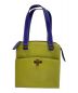 CELINE（セリーヌ）の古着「ハンドバッグ」｜イエロー×グリーン