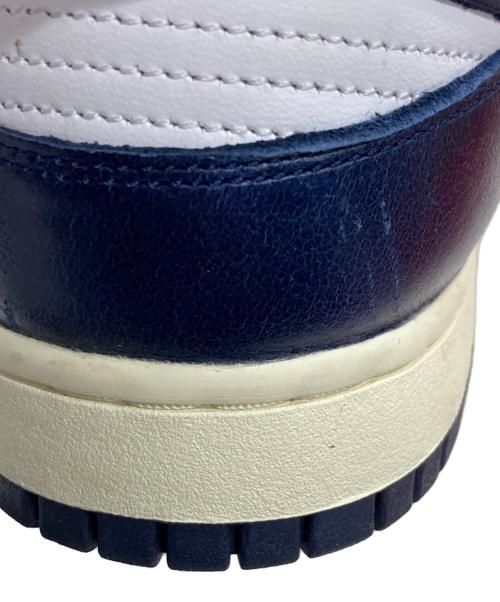 NIKE（ナイキ）NIKE (ナイキ) DUNK LOW PRM ネイビー×ホワイト サイズ:28㎝の古着・服飾アイテム