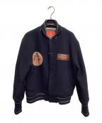 AVIREXアヴィレックス）の古着「スタジャン」｜ネイビー