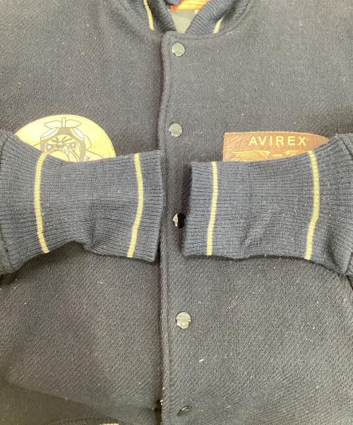 AVIREX（アヴィレックス）AVIREX (アヴィレックス) スタジャン ネイビー サイズ:Ｓの古着・服飾アイテム