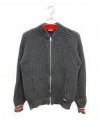 DIESELディーゼル）の古着「ニットジャケット」｜ブラック
