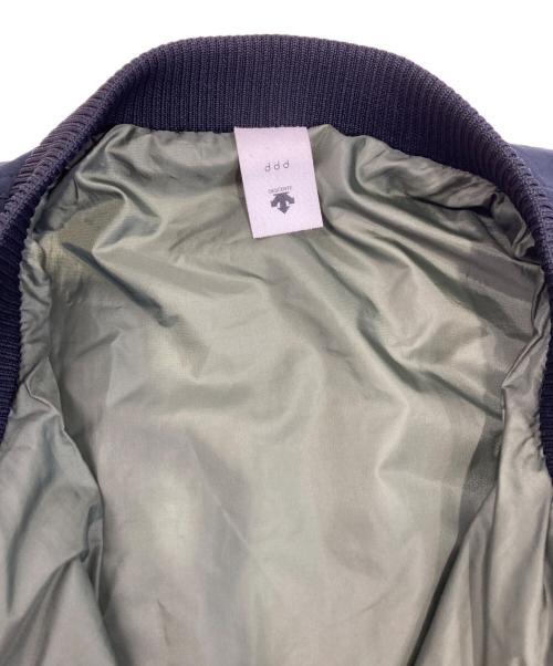 DESCENTE ddd（デサントディーディーディー）DESCENTE ddd (デサントディーディーディー) 中綿ブルゾン ブラック サイズ:Mの古着・服飾アイテム