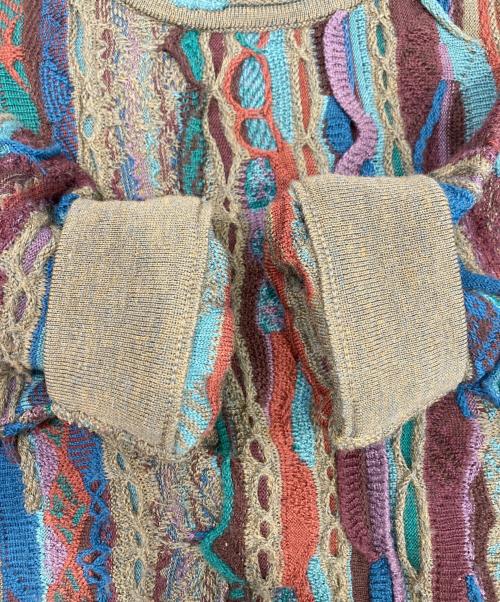 Coogi（クージー）Coogi (クージー) 3Dニット マルチカラー サイズ:Sの古着・服飾アイテム