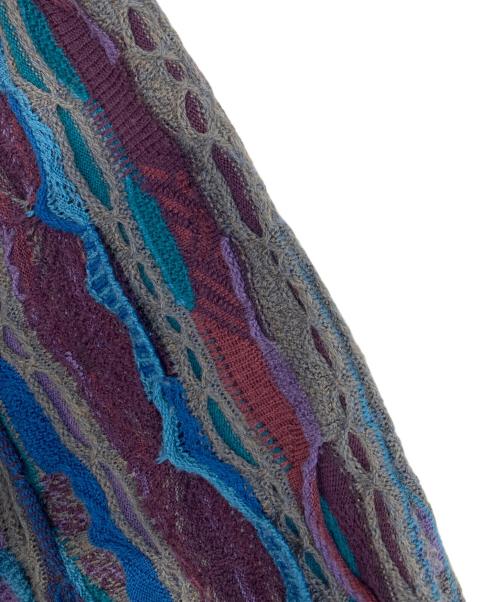 Coogi（クージー）Coogi (クージー) 3Dニット マルチカラー サイズ:Sの古着・服飾アイテム