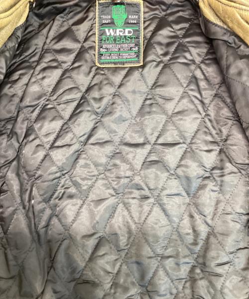 WRD（WRD）WRD (WRD) ライダースジャケット ブラウン サイズ:なしの古着・服飾アイテム