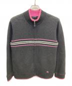 BURBERRY BLACK LABELバーバリーブラックレーベル）の古着「ニットジャケット」｜ブラック