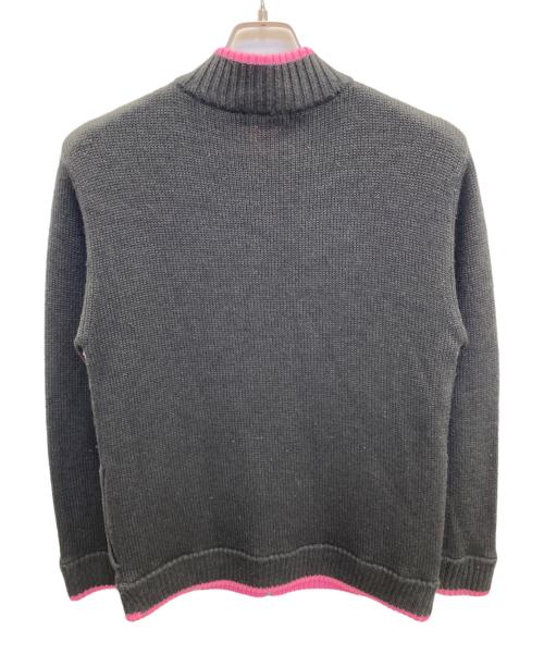 BURBERRY BLACK LABEL（バーバリーブラックレーベル）BURBERRY BLACK LABEL (バーバリーブラックレーベル) ニットジャケット ブラック サイズ:3の古着・服飾アイテム