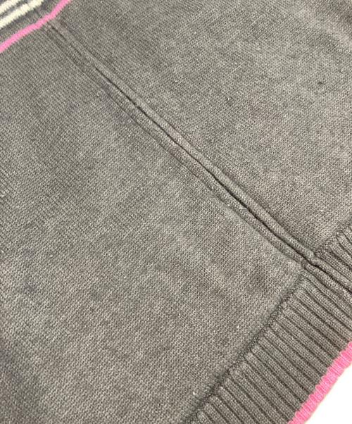 BURBERRY BLACK LABEL（バーバリーブラックレーベル）BURBERRY BLACK LABEL (バーバリーブラックレーベル) ニットジャケット ブラック サイズ:3の古着・服飾アイテム