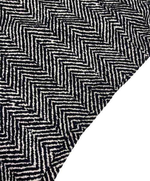 Rumche（ラム・シェ）Rumche (ラム・シェ) ヘリンボーンスカート ブラック サイズ:Sの古着・服飾アイテム