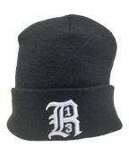 R13アールサーティン）の古着「ニット帽」｜ブラック