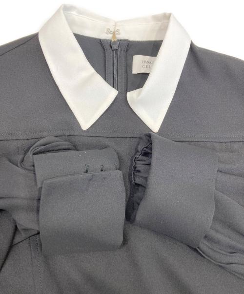 HANAE MORI（ハナエモリ）HANAE MORI (ハナエモリ) CELFORD (セルフォード) ワンピース ブラック サイズ:38 未使用品の古着・服飾アイテム