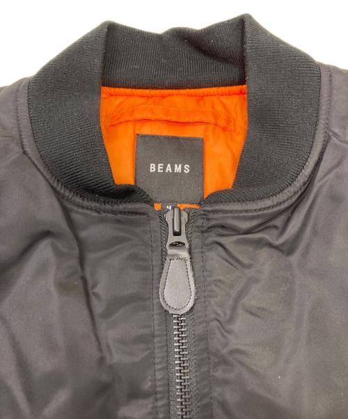 BEAMS（ビームス）BEAMS (ビームス) リバーシブルMA-1ジャケット ブラック サイズ:Mの古着・服飾アイテム
