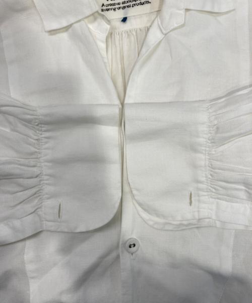 Veritecoeur（ヴェリテクール）Veritecoeur (ヴェリテクール) シャツワンピース ホワイト サイズ:FREEの古着・服飾アイテム