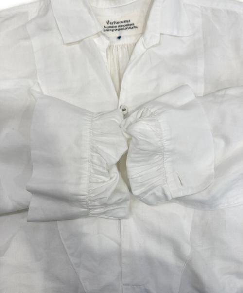Veritecoeur（ヴェリテクール）Veritecoeur (ヴェリテクール) シャツワンピース ホワイト サイズ:FREEの古着・服飾アイテム