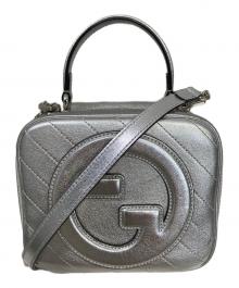 GUCCI（グッチ）の古着「ブロンディ トップハンドルバッグ」｜シルバー