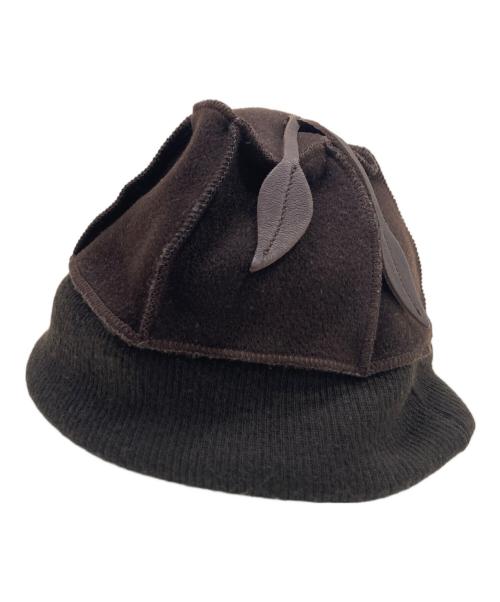 MaxMara（マックスマーラ）MaxMara (マックスマーラ) ウールハット ブラウンの古着・服飾アイテム