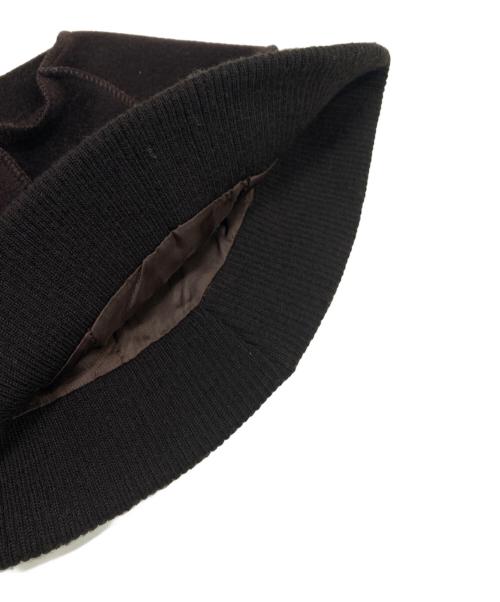MaxMara（マックスマーラ）MaxMara (マックスマーラ) ウールハット ブラウンの古着・服飾アイテム