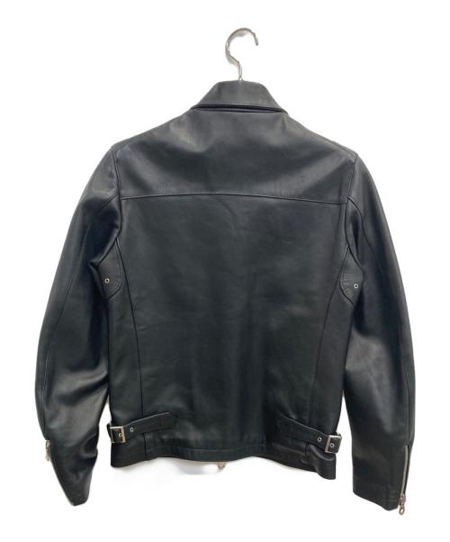 Cinquanta（チンクワンタ）Cinquanta (チンクワンタ) ラムレザージャケット ブラック サイズ:42の古着・服飾アイテム