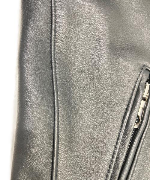 Cinquanta（チンクワンタ）Cinquanta (チンクワンタ) ラムレザージャケット ブラック サイズ:42の古着・服飾アイテム